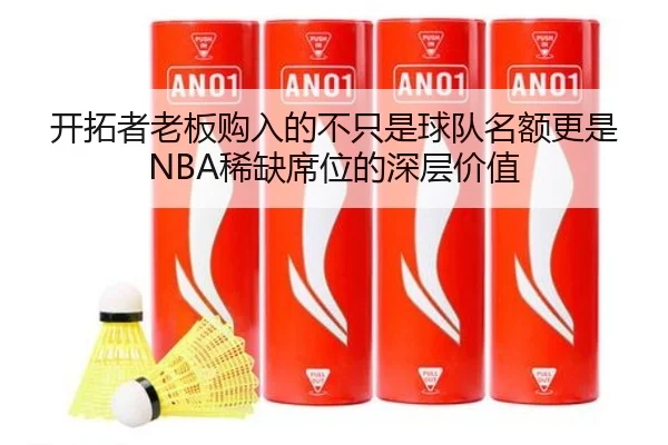 开拓者老板购入的不只是球队名额更是NBA稀缺席位的深层价值
